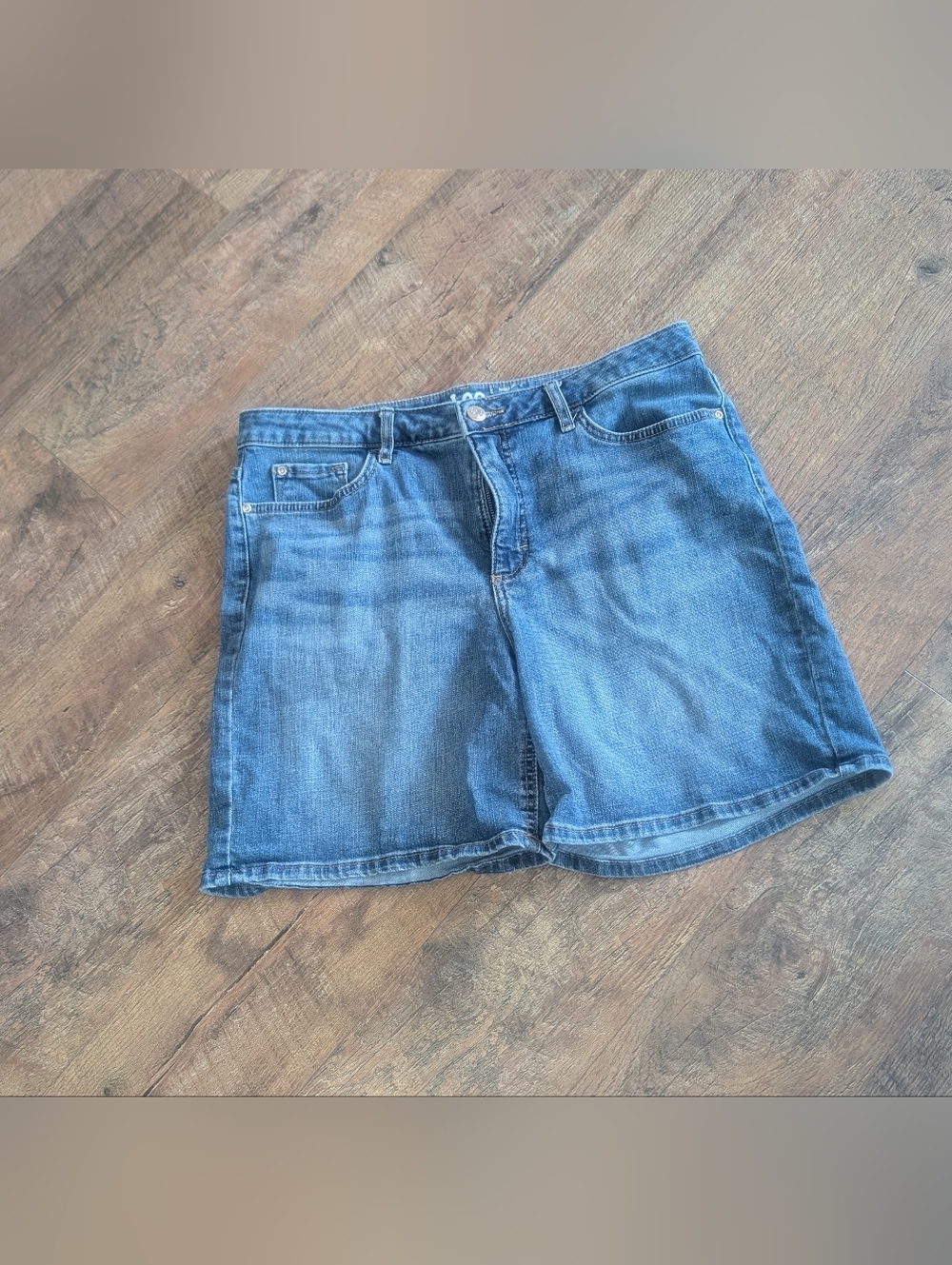 Lee Regular Short Mid Rise Denim Shorts